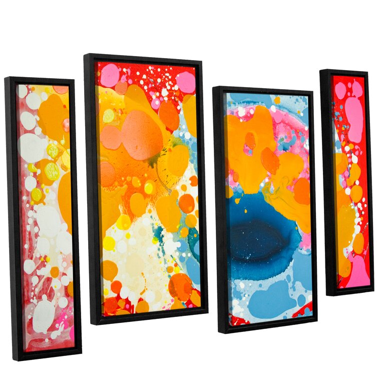 Latitude Run Brave 4 Piece Framed Painting Print Set Wayfair